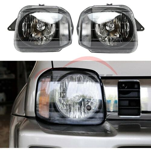 For Suzuki Jimny 1998-2015 Car Headlight Front High quality Lights Lamps Driving Lamp Trim 2pcs