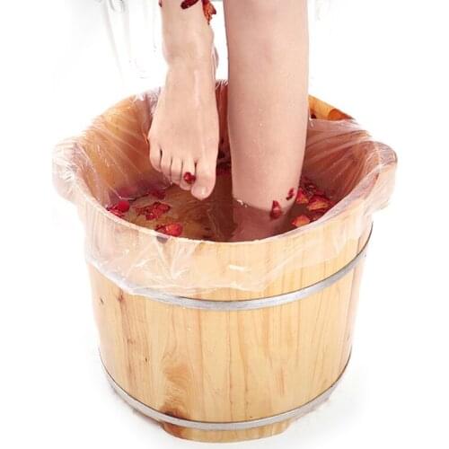 90pcs Environmentally Disposable Foot Tub Liners Bath Basin Bags for Feet Pedicure Foot Detox SPA Heat Preservation Accessories