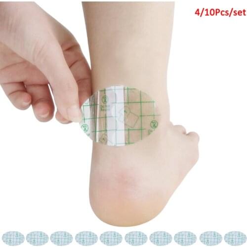 4/10Pcs Blister Plaster Adhesive Hydrocolloid Gel Blister Plaster Anti-wearing Heel Sticker Pedicure Patch Foot Care Tools Hot