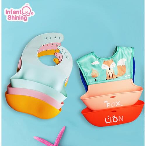 Infant Shining Spoon for Baby Feed Baby Bibs Food Toddler Learn To Eat Training Bendable Soft Fork Infant Children Tableware