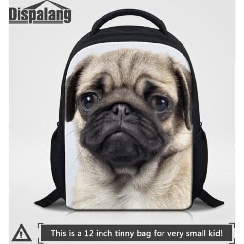 Dispalang Animal Dog Print Mini Backpack for Girl Children School Backpack Preschool Baby Kindergarten Book Bag Mochila Infantil