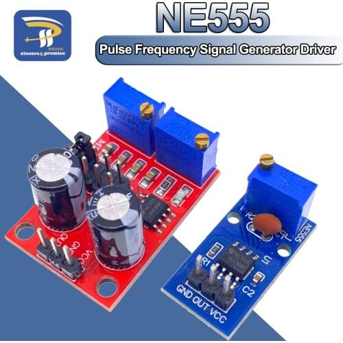 NE555 Pulse Frequency Duty Cycle Adjustable Module 10kHz -200kHz Square Wave Signal Generator For Arduino DIY Kit Stepper Motor