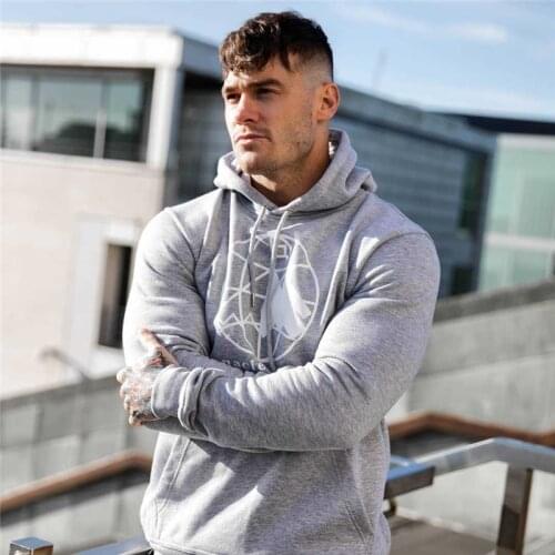 Fashion men hoodies moletom masculino gyms fitness joggers sports clothing fashion casual cotton zipper jacket tops coats