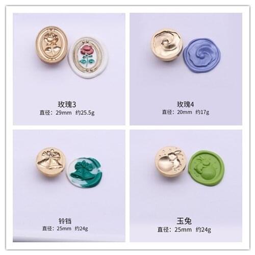 New Seal Handbook Lacquer Seal Chapter Head Envelope Sealing Wax Stamp Greeting Card Invitation Gift Handbook Seal