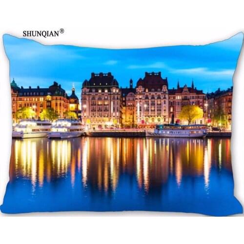 New Sweden Pillow Case Custom Wedding Pillowcase Cover Cases Gift Zippered Rectangle Pillow Case 18-1-30