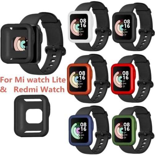 New Case Silica Shell Protector Cover Band Strap Bracelet For Xiaomi Mi Watch Lite Redmi Watch