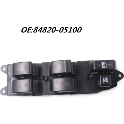 1PC New Power Window Switch For Toyota Avensis 84820-05100 84802-05210 Driver Side Window Control Switch 8482005100 84802-05210