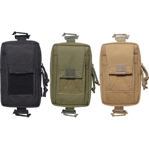 Hanging Bag Accessories Professional Tactical Belt Bag Shoulder EDC Holding Mobile Phone Bags Cross Slung Molle Combination Bag
