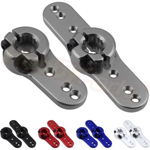 Metal Aluminum 15T Servo Horn 15 Tooth Steering Servo Arm for 1/5 Baja Model Car Gasoline / Electric Power