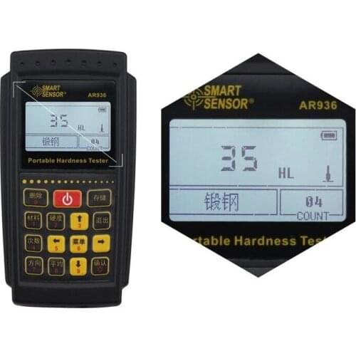 Smart Sensor AR936 Leeb Hardness Tester (170-960)HLD (17-68)HRC Portable Hardness Tester with Fast Shipping