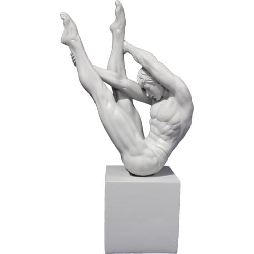 SHANCO Resin Statue,Home Classic Sports Figurine Decoration