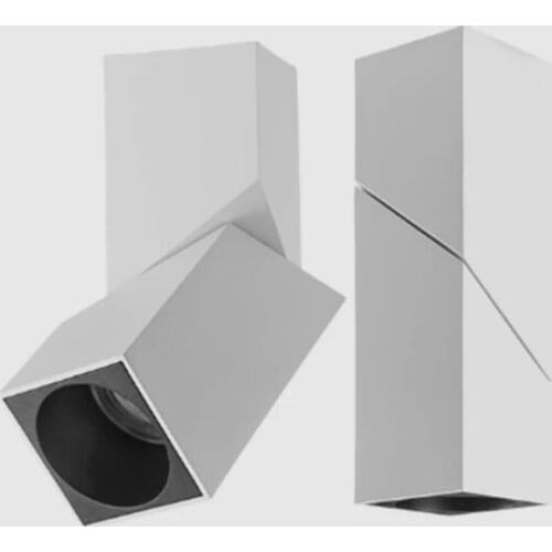 Luces LED empotradas plegables de rotación de 360 °, foco de techo COB regulable de 15W/20W, 85-265V, iluminación interior