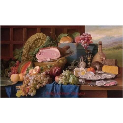 Needlework for embroidery X-stitch DIY French DMC - Counted Cross Stitch Kits 14 ct Oil painting - Still Life of Food II