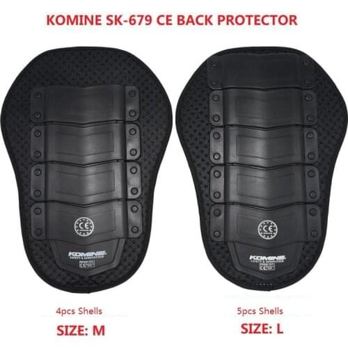 Komine SK-679 CE approval Back Protector Motorcycle Back Pad Racing Suit Bulit-in Motocross Spine Backbone Protection Body Armor