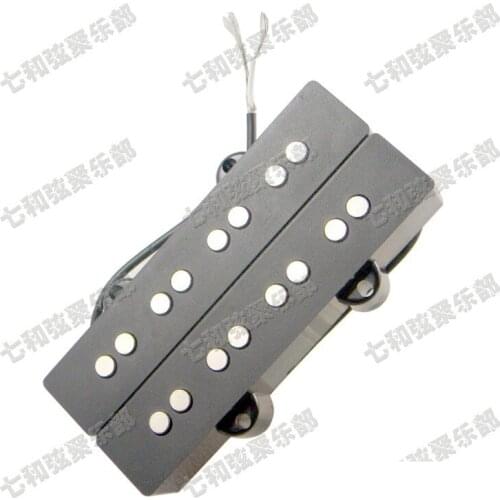 1 Pcs Black Bass Guitar Humbucker Double Coil 4 string Pickups for Electric BASS