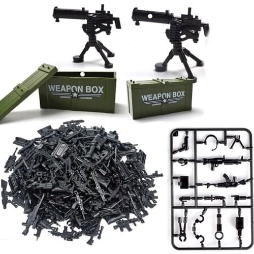 200g/set Weapon Military Special Forces Soldiers Gun WW2 SWAT Team Figures Building Blocks Toys World Mini War 2 Figured