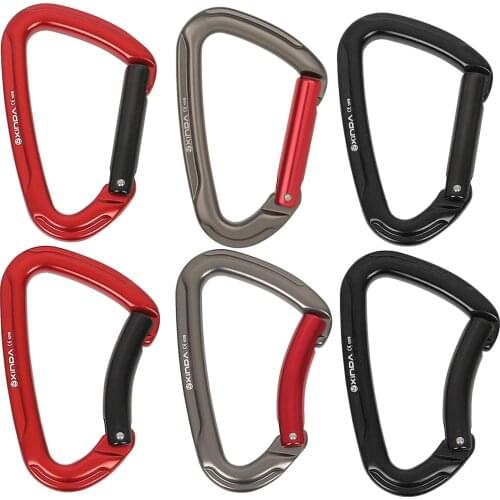 25KN Solid Carabiner Clip 4" Auto Locking Lock Clasp Key Chain Organizer