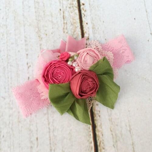 Free Shipping Newborn Birthday Girl Headband Photo Prop