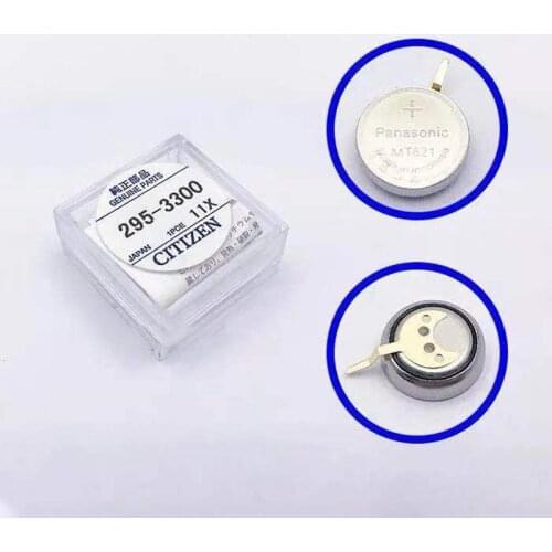 Watch battery photo kinetic energy watch special rechargeable battery photo kinetic energy battery 295-3300 mt621 long leg