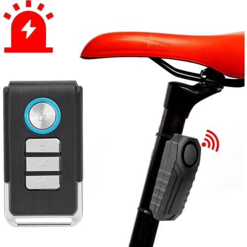 Vibration Warning Alarm Sensor Anti Lost Remind for Bike Motorcycle Electric Car Vehicle Security Remote Control