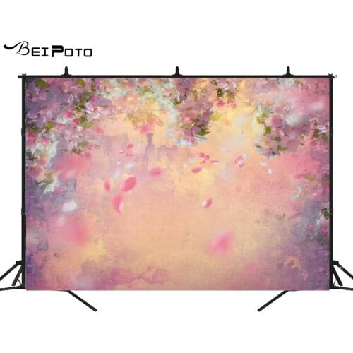 BEIPOTO Pink flower backdrop for photo studio photography background newborn baby shower party decoration dessert table