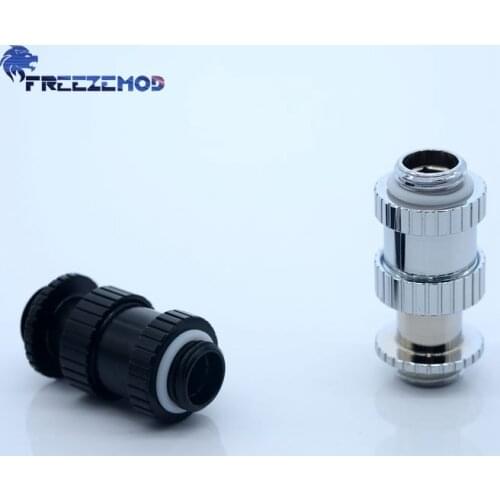 Freezemod computer pc water cooler graphics card SLI G1/4 adapter retractable double external thread (22-31mm).BSSJT-22