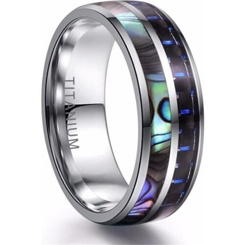 Fashion Stainless Steel Simple Shell Mens Ring Gentleman Male Finger Ring Fashion Party Jewelry Accessories