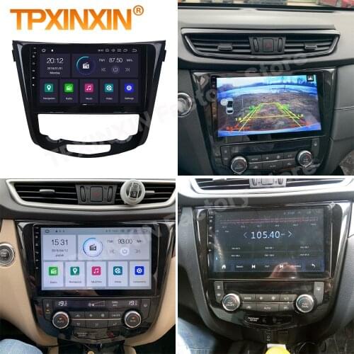 2 Din Carplay Android Radio Receiver For Nissan QASHQAI X-Trail 2014 2015 2016 2017 2018 2019 GPS Navigation Recorder Head Unit