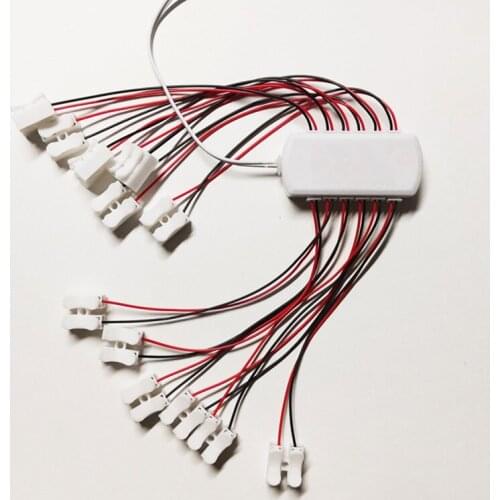 Scale Model Lights Connection Port Sharing Box Set for Railway Railroad Train Layout Port Distributor