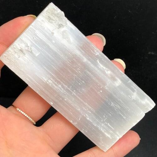 Natural Selenite Sticks Wands Rough Gypsum Crystal Irregular Column Raw Stone Yoga Reiki Healing Specimen