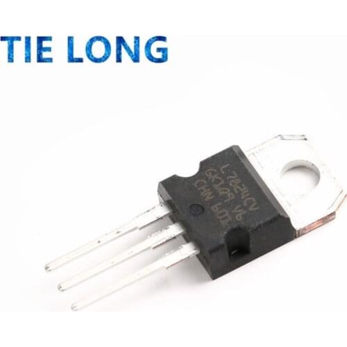 10PCS L7824CV TO220 L7824 TO-220 7824 LM7824 MC7824 new and original IC