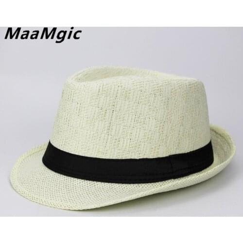 2018 New Spring Autumn England Style Fedora Jazz Hat Men Vintage Winter Hat Panama Cap Brief Style Sun hat Fashion Wholesale