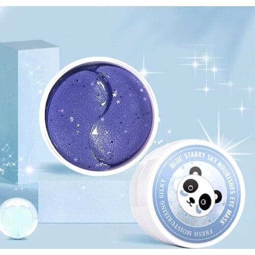 60pcs Bright Eyes Masks Cartoon Hydrating Moisturizing Dilution Dark Circle Gold Eye Patches Anti-Aging Eye Skin Care Product