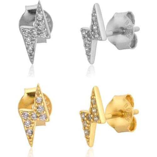 ANDYWEN 925 Sterling Silver Gold Star Moon Stud Piercing Earring Women Fashion Crystal Luxury Jewellry Pendiente Clips