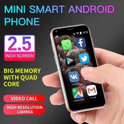 SOYES XS11 Mini Android 6.0 Cell Phones With 3D Glass Slim Body HD Camera Dual Sim Quad Core Google Play Market Cute Smartphone