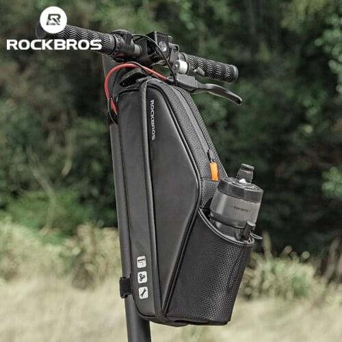 ROCKBROS Scooter Bag Waterproof Electric Scooter Head Handle Bag Large Capacity MTB Road Bicycle bag Scooter Accessories