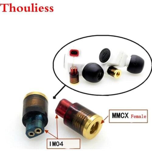 Thouliess one pair MMCX Female to im01 im02 im03 im04 im50 im70 Converter Adapter