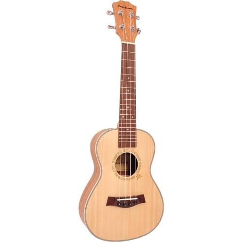 Rosefinch 23 inch Ukulele Mini Guitar Hawaii Guitar Wooden Spruce Mahogany Ukulele Concert 4 Strings UK2342