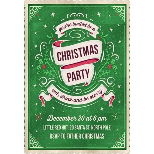 You Are Invited To A Christmas Party Decorative Outdoor And Indoor Flags 100% Polyester Custom Garden Flags Banner Home Flags