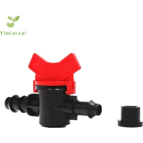 Dn16 Barb Offtake Valve With Rubber Ring Insert Barb Poly Hose Barbed Connector Micro Irrigation Drip Fittings