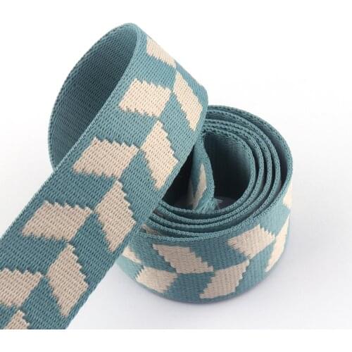 Green Webbing Tape 38mm Purse strap Canvas Knapsack Strapping Sewing Bag strap Belt Dog collar Accessories