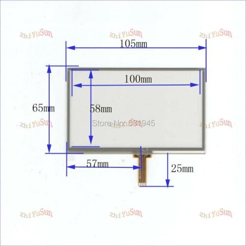 ZhiYuSun For PN905 NEW 105mm*65mm touchscreens 4.3 inch touch sensor NEW Touch screen digitizer quality assurance 105*65