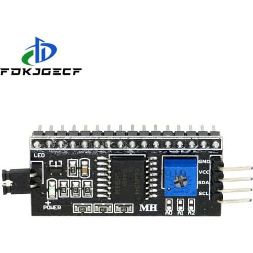 1PCS Serial Board Module Port PCF8574 IIC/I2C/TWI/SPI Interface Module 1602 2004 LCD Display