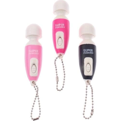 1PCS Portable Mini Massage Stick Tiny Stress Relief Electronic Full Body Massager With Button Random Color