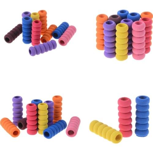 10 Pcs/Pack Diamond Painting Tools Drill Pen Grip Anti-slip Pen Sleeve Set Painting Kit Accessory Random Color