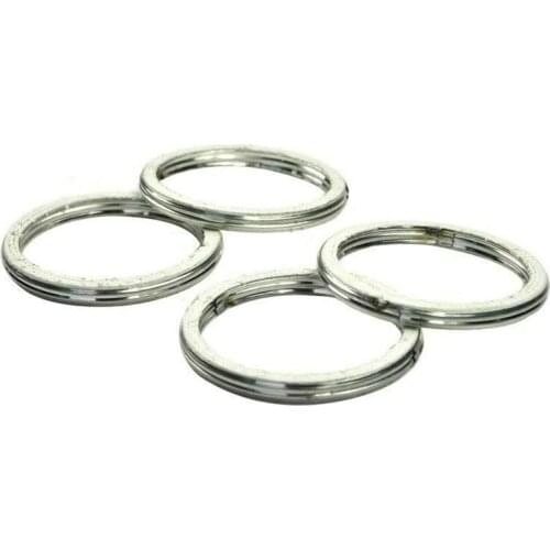 4pc 45mm Motorcycle Exhaust Pipe Header Gasket for CB750 CB900 CBR1000 Hurricane NT650 Hawk NX250 VT600 Shadow NT650 CBR1000F