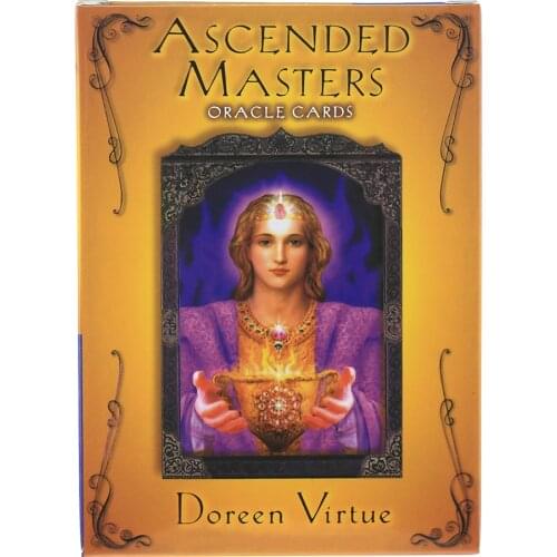44 Pcs Oracle Tarot ascended master Oracle Cards Board Deck Games Palying Cards For Party Game