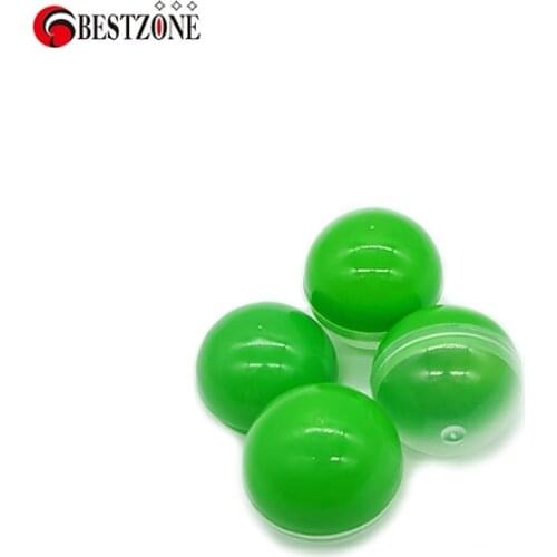 Free shipping 32mm plastic capsule ball Toy Capsule solid half color and half transparent