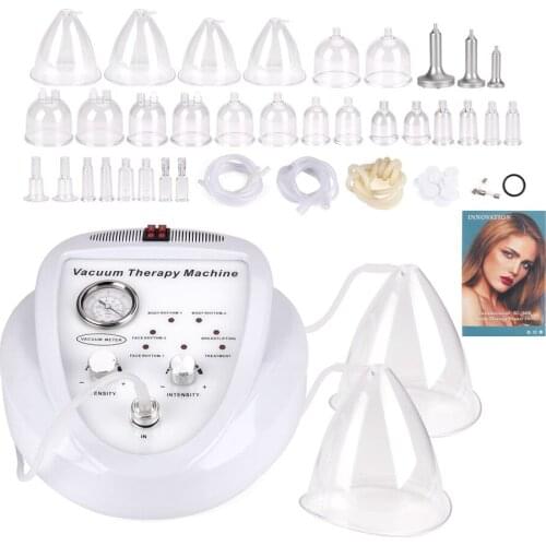 Upgrade Body Shaping Vacuum Therapy Machine Lymph Drainage Body Slimming Breast Enlargement Machine Butt Hips Suction Cups
