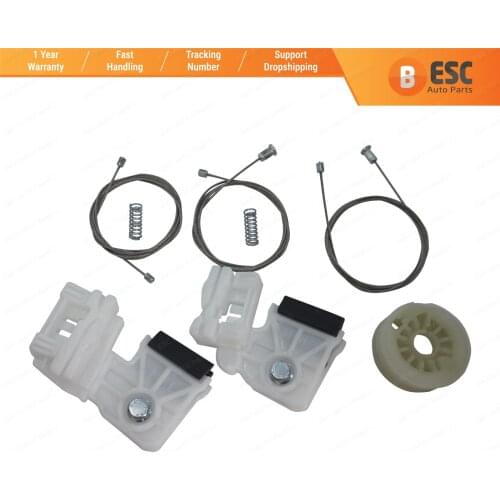 ESC EWR5217 Window Regulator Repair Kit Front Left 824713 K001 for Hyundai Elantra 4 Sonata 5